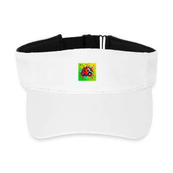 ladybird - Recycled Sun Visor Cap - white - Front