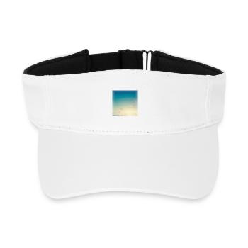 Himmel  - Recyceltes Visor Cap - Weiß - Vorne