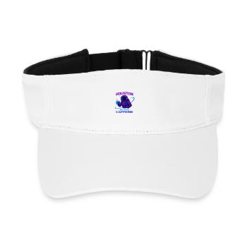 Houston we have caffeine - Recycled Sun Visor Cap - white - Front