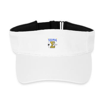 Sigma Jugend Worte - Recyceltes Visor Cap - Weiß - Vorne