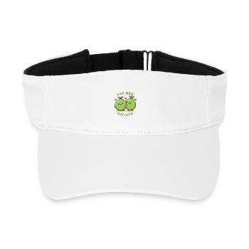 You Are Sub-Lime – Herzliche Limettenfreunde - Recyceltes Visor Cap - Weiß - Vorne