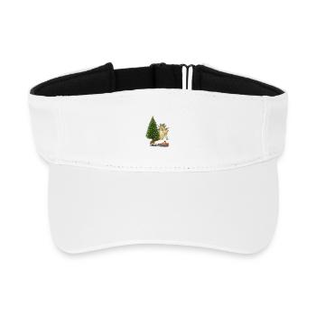 Weihnachtsgrüße aus dem Riff - Recyceltes Visor Cap - Weiß - Vorne