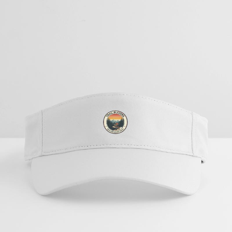 Trail Blazers Explore Every Path MTB Recycled Sun Visor Cap
