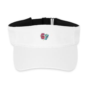 Six Sept Monstres - Visière de sport recyclée - blanc - Devant