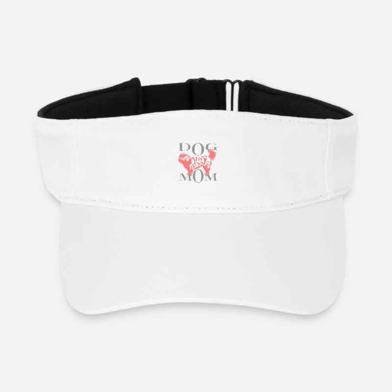 Hunde Motiv - Recyceltes Visor Cap - Weiß