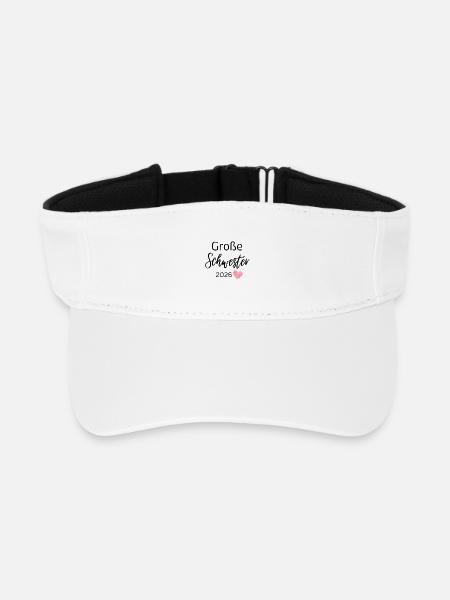 Grande sœur 2026 - Visière de sport recyclée - blanc
