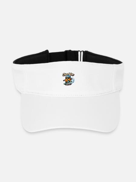 Chocolatine snowboard - Recycled Sun Visor Cap - white