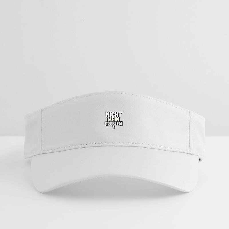 Not My Problem – Provocative Saying Recycled Sun Visor Cap