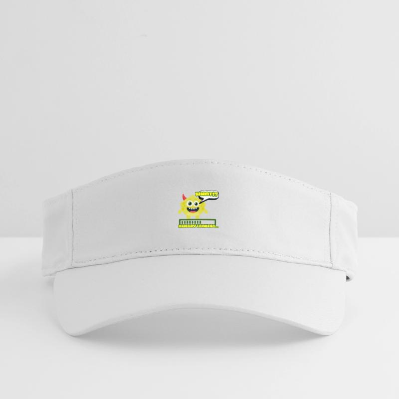 Memory Loading Monster Meme Recycled Sun Visor Cap