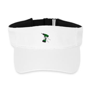 Homme à tout faire - Visière de sport recyclée - blanc - Devant