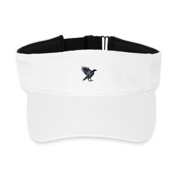 Schwarzer Rabe - Recyceltes Visor Cap - Weiß - Vorne
