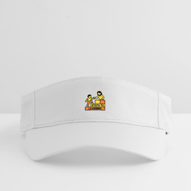 Steps to Learning School Logo Recycled Sun Visor Cap