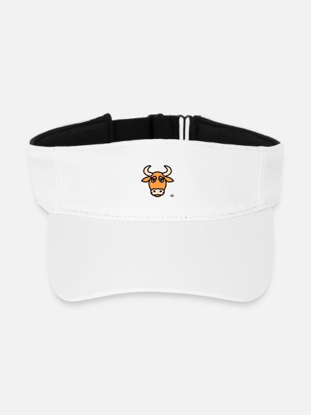 Taurus Large - Recycled Sun Visor Cap - white