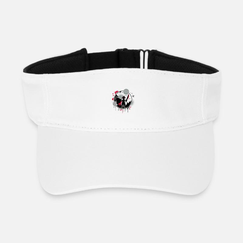 The wolf and the goat - Recycled Sun Visor Cap - white