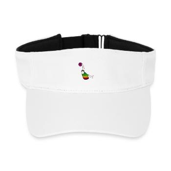 Tenpin Bowler - Recycled Sun Visor Cap - white - Front
