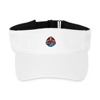 Éruption du volcan Reykjanes en Islande. Volcan - Visière de sport recyclée - blanc - Devant