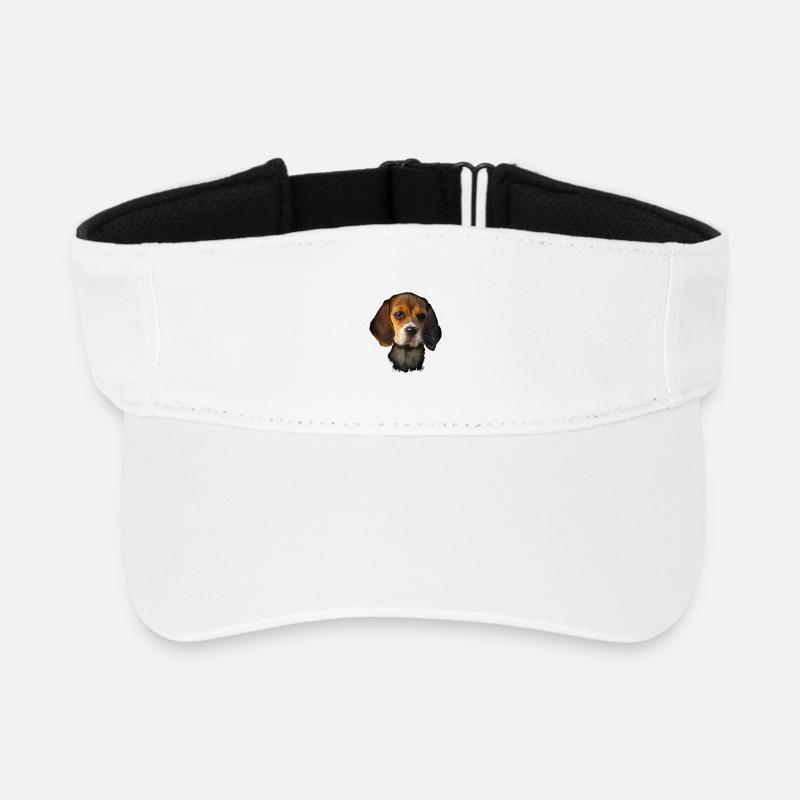 Beagle - Recyceltes Visor Cap - Weiß
