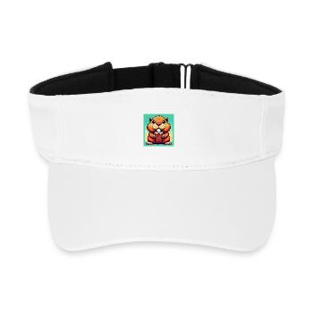 Bieber - Recyceltes Visor Cap - Weiß - Vorne