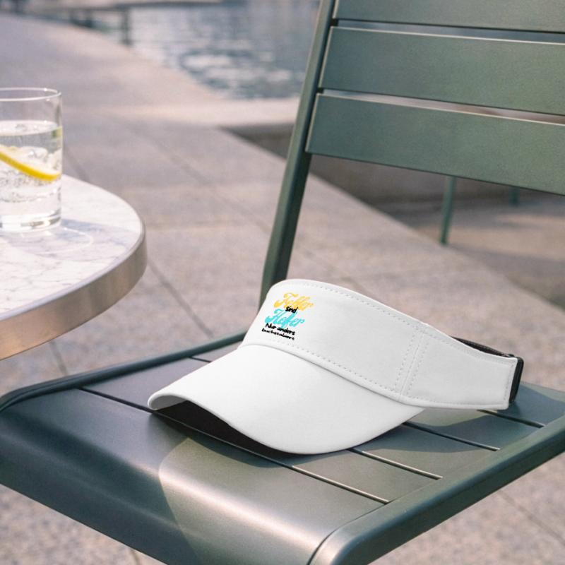 Error Helper Gradient Script Recycled Sun Visor Cap