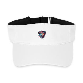 Strong in battle - Recycled Sun Visor Cap - white - Front