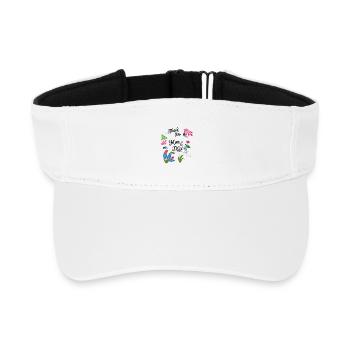 Danke - Recyceltes Visor Cap - Weiß - Vorne