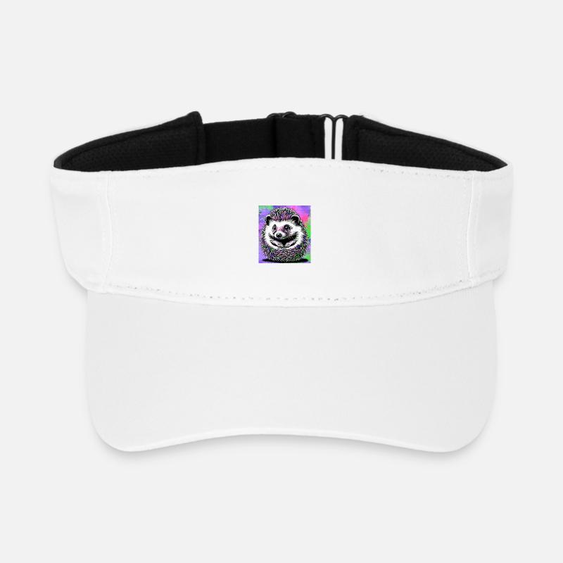 Igel - Recyceltes Visor Cap - Weiß