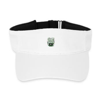 System Error - Recycled Sun Visor Cap - white - Front