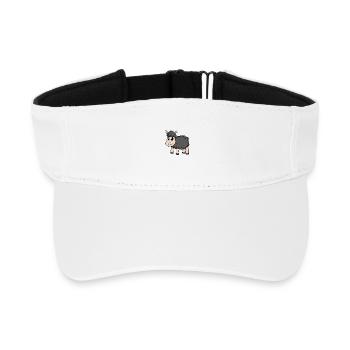Black sheep - Recycled Sun Visor Cap - white - Front