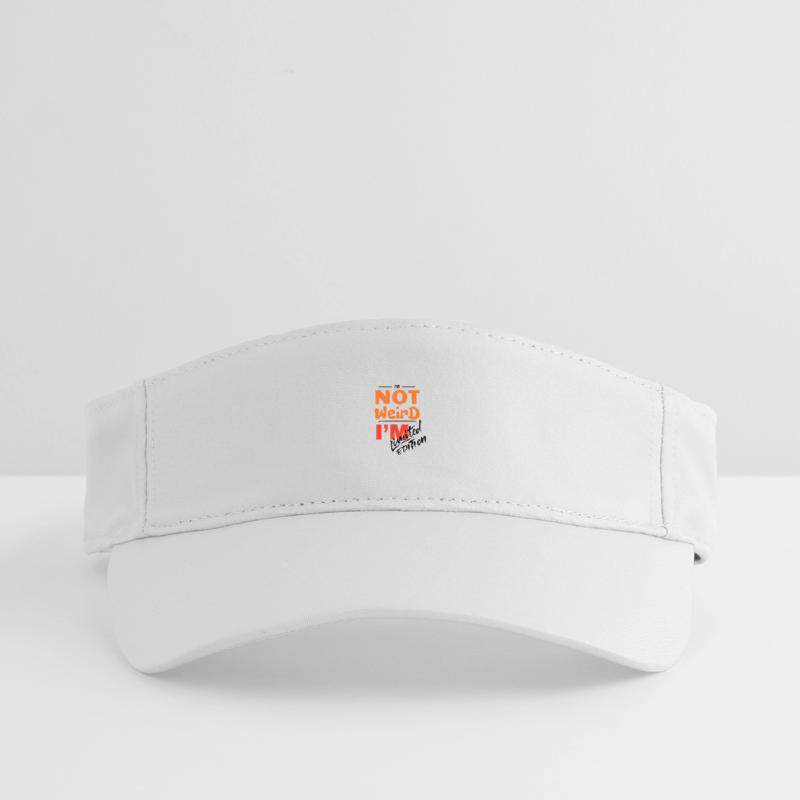 Pas bizarre, je suis Bold Gradient Visière de sport recyclée