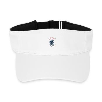 Sunday Cycling Club Faultier Sloth - Recyceltes Visor Cap - Weiß - Vorne