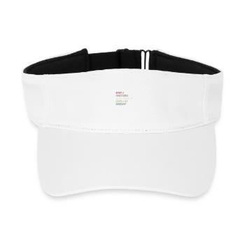 Functional Adult Every Day Seems a Bit Excessive - Recycled Sun Visor Cap - white - Front