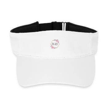 Emily Girl Name Personalized Gift - Recycled Sun Visor Cap - white - Front