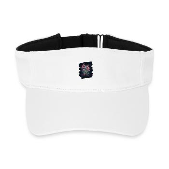 Frühling Frühlingsanfang Blume Blumen - Recyceltes Visor Cap - Weiß - Vorne