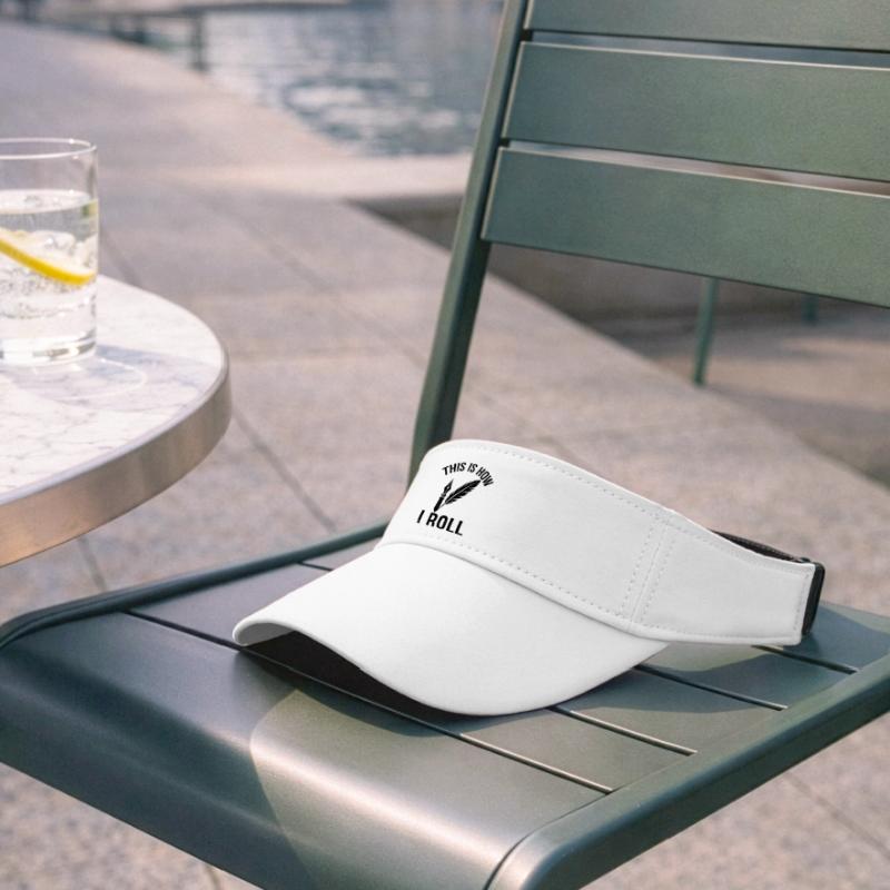 this is how I roll Author Recycled Sun Visor Cap