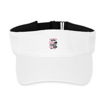 Sayings Design Girl Cruise - Recycled Sun Visor Cap - white - Front