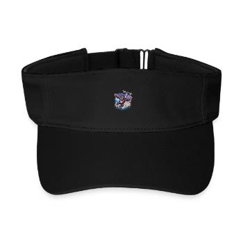 Gorilla Drone Kids Funny - Recycled Sun Visor Cap - black - Front