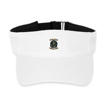 Schlafen! Wikinger Dösen Schlafshirt  - Recyceltes Visor Cap - Weiß - Vorne
