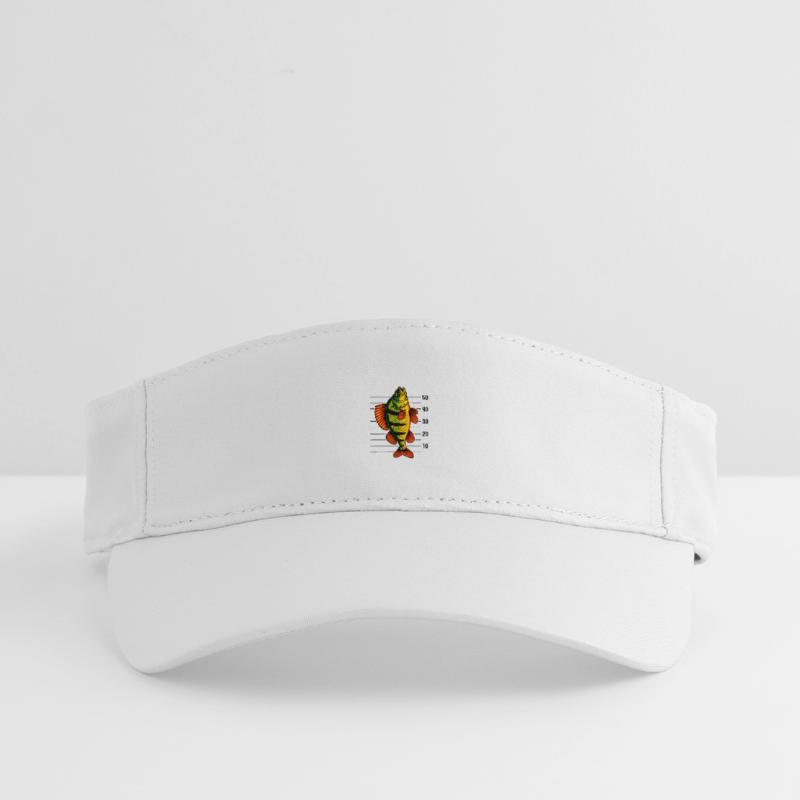 Perch Perch Perch Perch Fishing Perch Perch Perch Recycled Sun Visor Cap