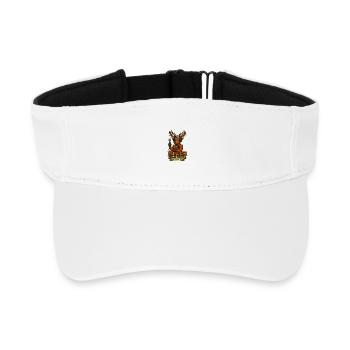 Reindeer Recharge – Funny Christmas Reindeer - Recycled Sun Visor Cap - white - Front