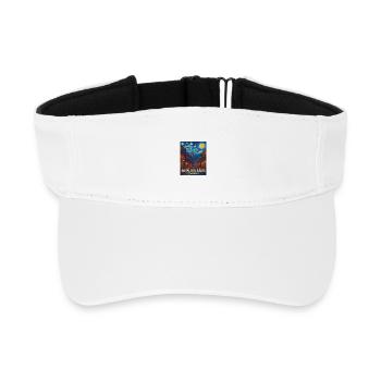 New Orleans Louisiana - Recyceltes Visor Cap - Weiß - Vorne