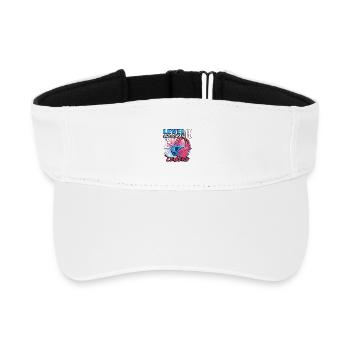 Level freigeschaltet 18 Legende - Recyceltes Visor Cap - Weiß - Vorne