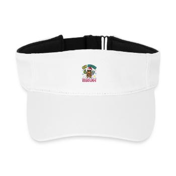 Gingerbread Bruh Winterzauber - Recyceltes Visor Cap - Weiß - Vorne