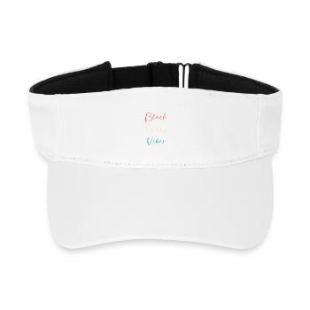 Kaufrausch Black Friday - Recyceltes Visor Cap - Weiß - Vorne