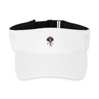 Mammouth Mammouth Laineux Âge glaciaire Mammouths Mammouth Doux - Visière de sport recyclée - blanc - Devant