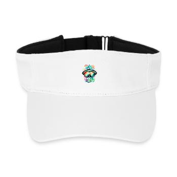 Dive Buddy Diving Goggles - Recycled Sun Visor Cap - white - Front