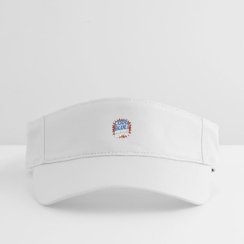 ICU Nurse Code Blue Challenge Trauma Response Recyceltes Visor Cap