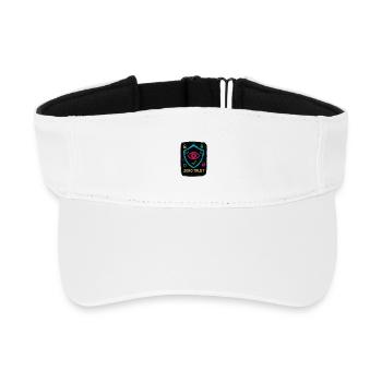 Cybersicherheit: Zero Trust - Recyceltes Visor Cap - Weiß - Vorne