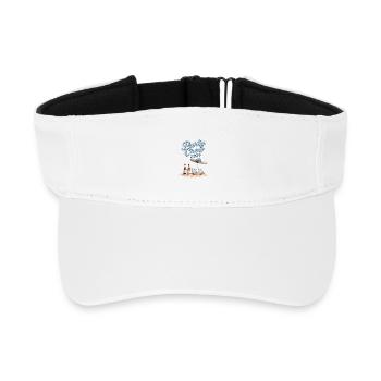 Party Crew 2026 Sommerurlaub Strand Gruppe - Recyceltes Visor Cap - Weiß - Vorne