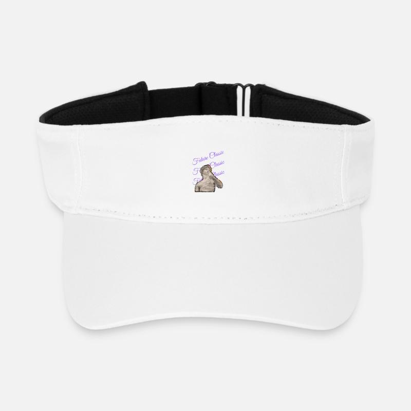 Future Classic – Retro Art Style - Recyceltes Visor Cap - Weiß