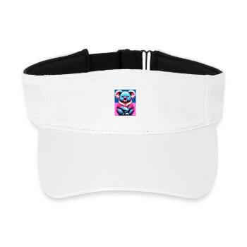 Koala - Visière de sport recyclée - blanc - Devant